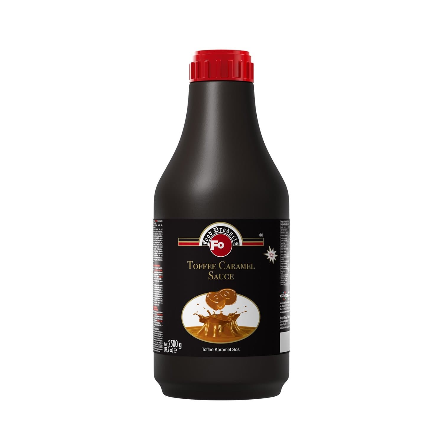 FO Profi-Sauce Toffee-Karamell – 2,5 kg (Inklusive Gratis-Dosierpumpe)